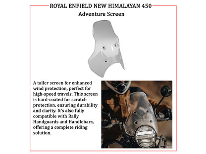 Genuine Royal Enfield Himalayan 450 Adventure Touring Screen Kit KXA00425