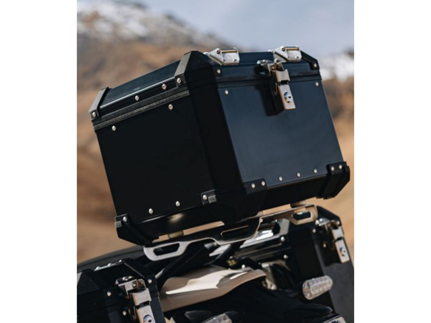 Genuine Royal Enfield Himalayan 450 Aluminim Top Box With Mount Black