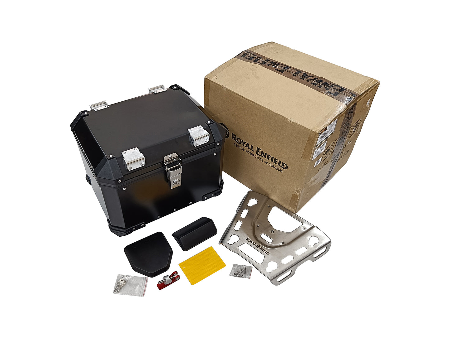 Genuine Royal Enfield Himalayan 450 Aluminim Top Box With Mount Black