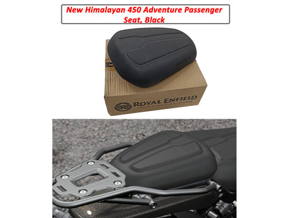 Genuine Royal Enfield Himalayan 450 Rear Passenger Touring Seat, Black KXA00428