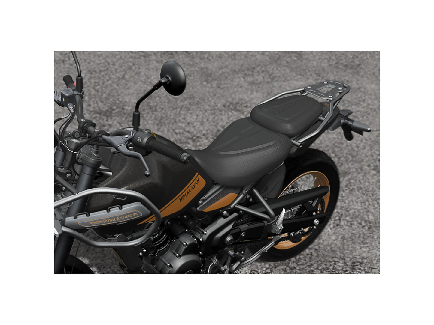 Genuine Royal Enfield Himalayan 450 Adventure Front & Rear Touring Seat, Black