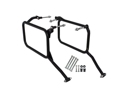 Genuine Royal Enfield Himalayan 450 Panniers Rails & Box Pair Silver