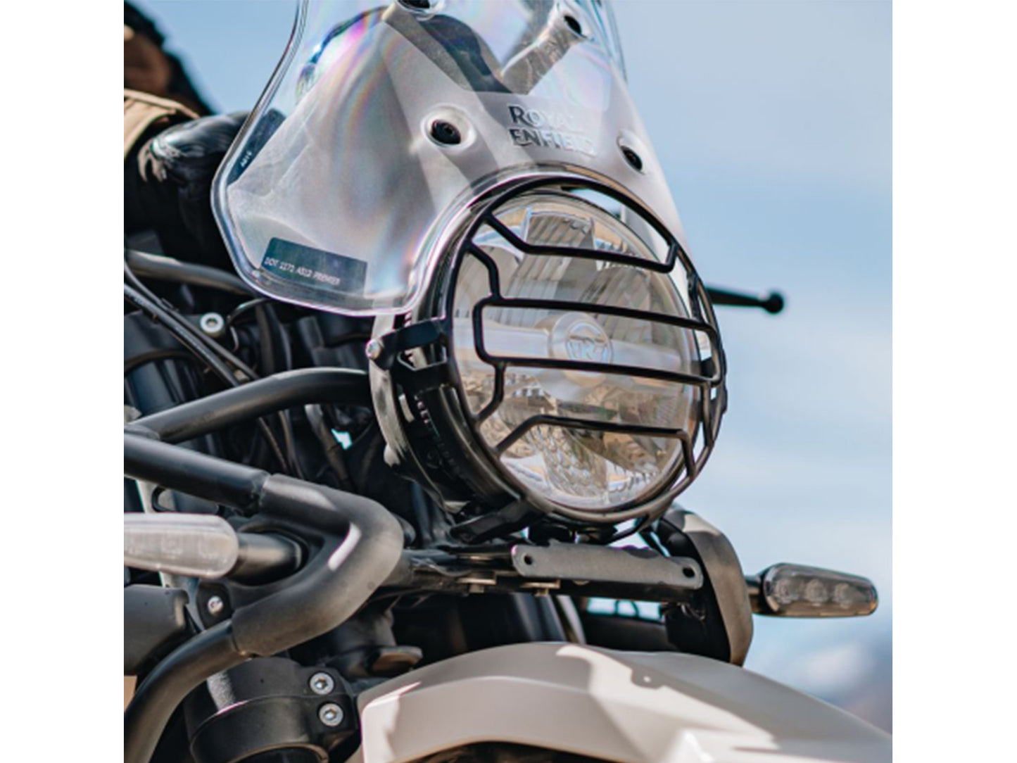 Genuine Royal Enfield Himalayan 450 Steel Headlight Grill, Black KXA00444