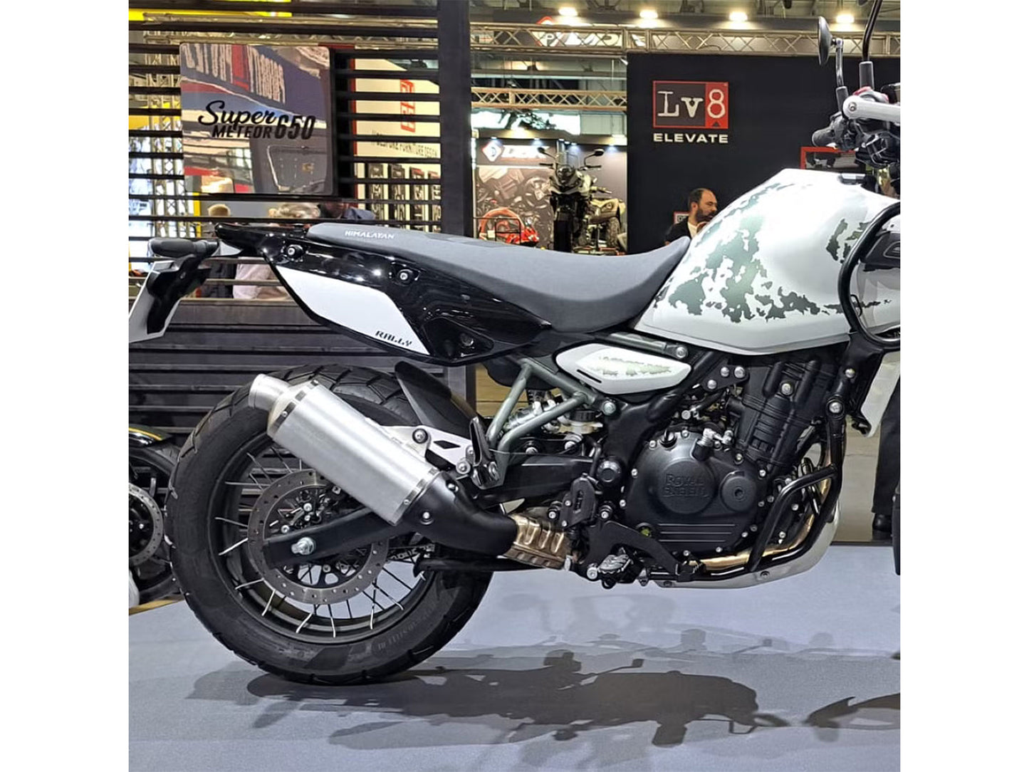 Genuine Royal Enfield Himalayan 450 Black Rally Dual Seat KXA00405