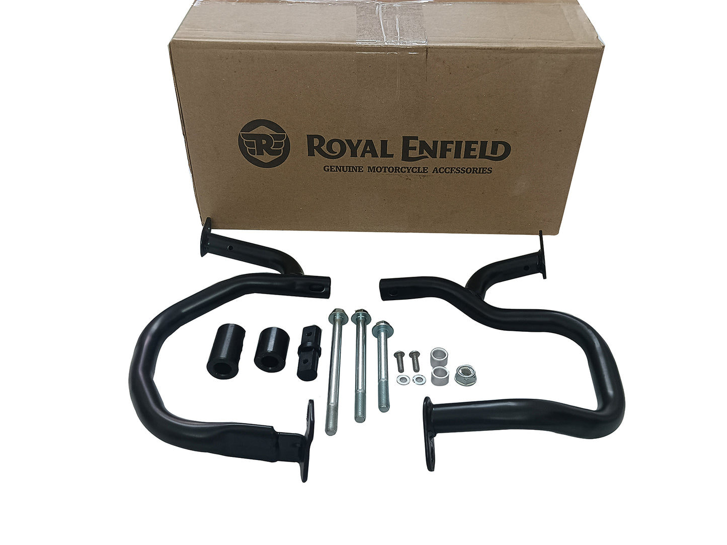 Genuine Royal Enfield Himalayan 450 Compact Engine Guard, Black KXA00476