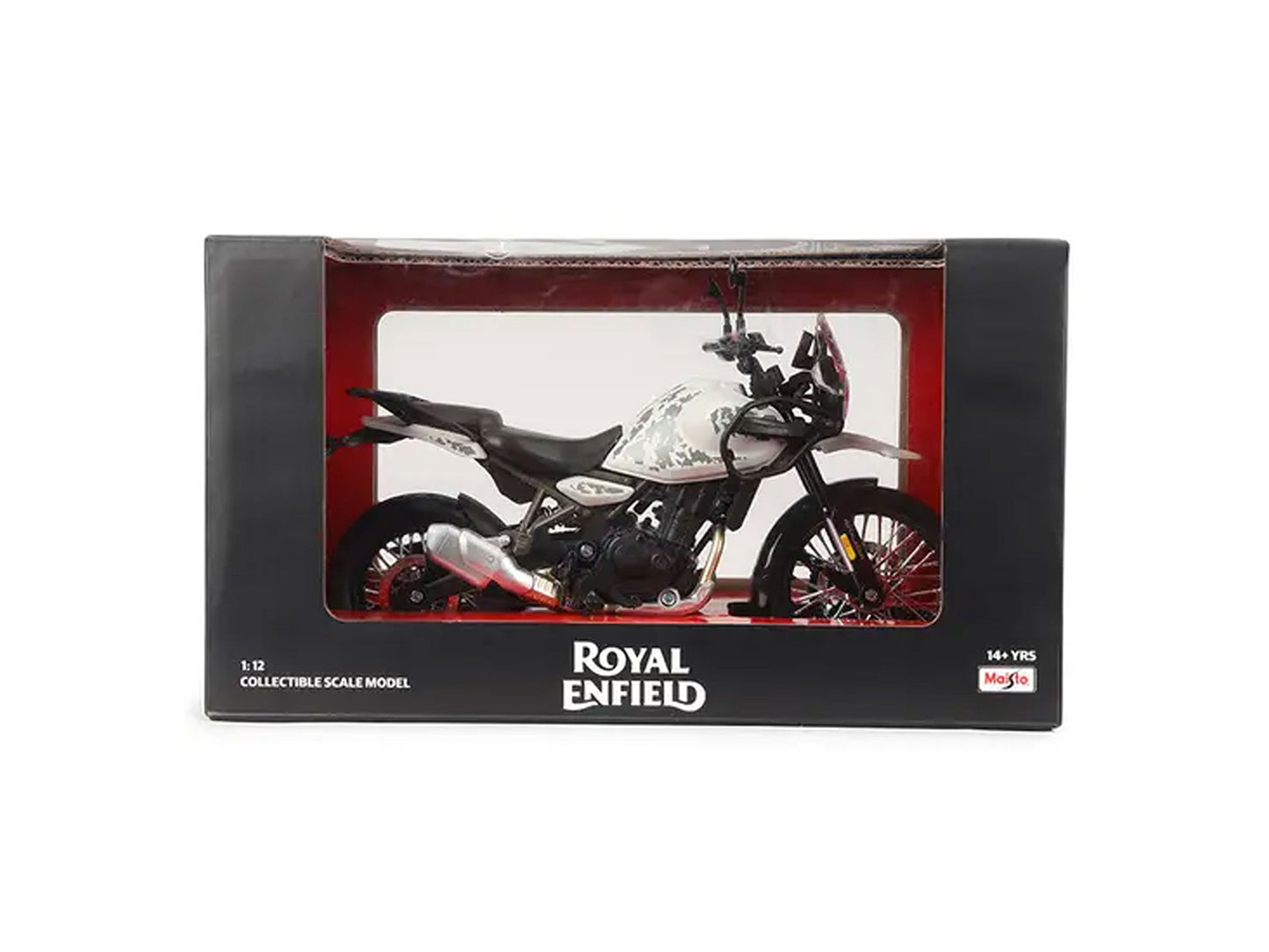 Genuine Royal Enfield Himalayan 450 1:12 Scale Model, Kamet White