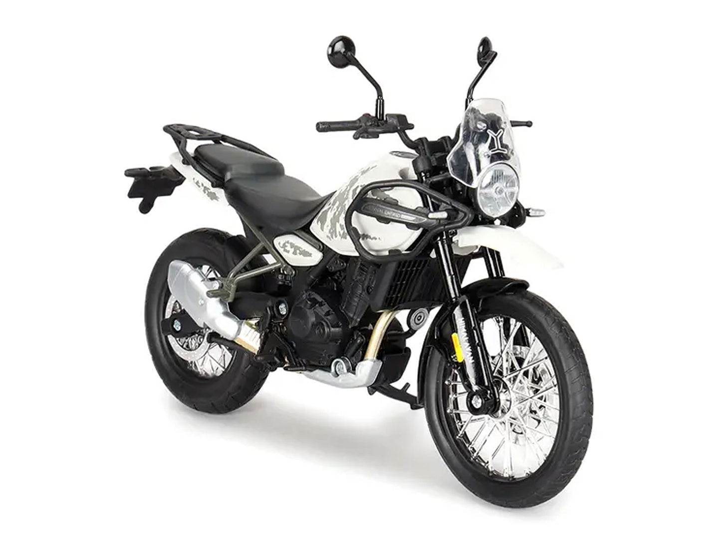 Genuine Royal Enfield Himalayan 450 1:12 Scale Model, Kamet White