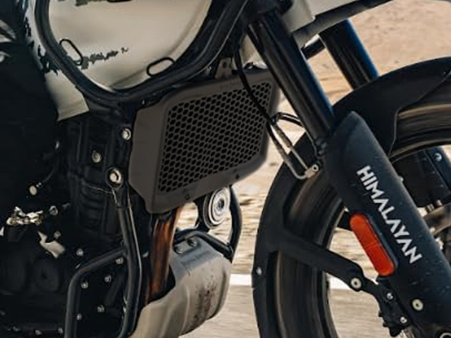 Genuine Royal Enfield Himalayan 450 Radiator Guard Black KXA00404