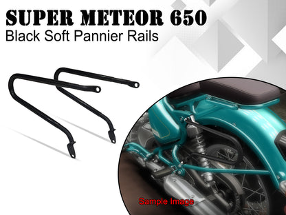 Genuine Royal Enfield Super Meteor 650 Black Soft Pannier Rails KXA00257