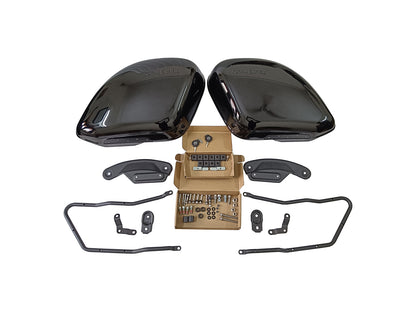 Genuine Royal Enfield Super Meteor 650 Premium Pannier Boxes With Rails Pair
