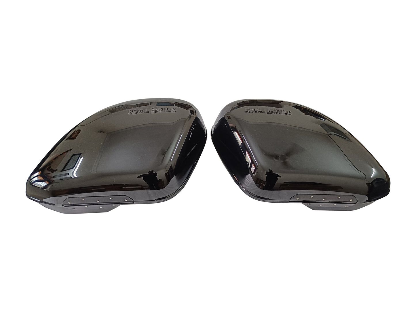 Genuine Royal Enfield Super Meteor 650 Premium Pannier Boxes With Rails Pair