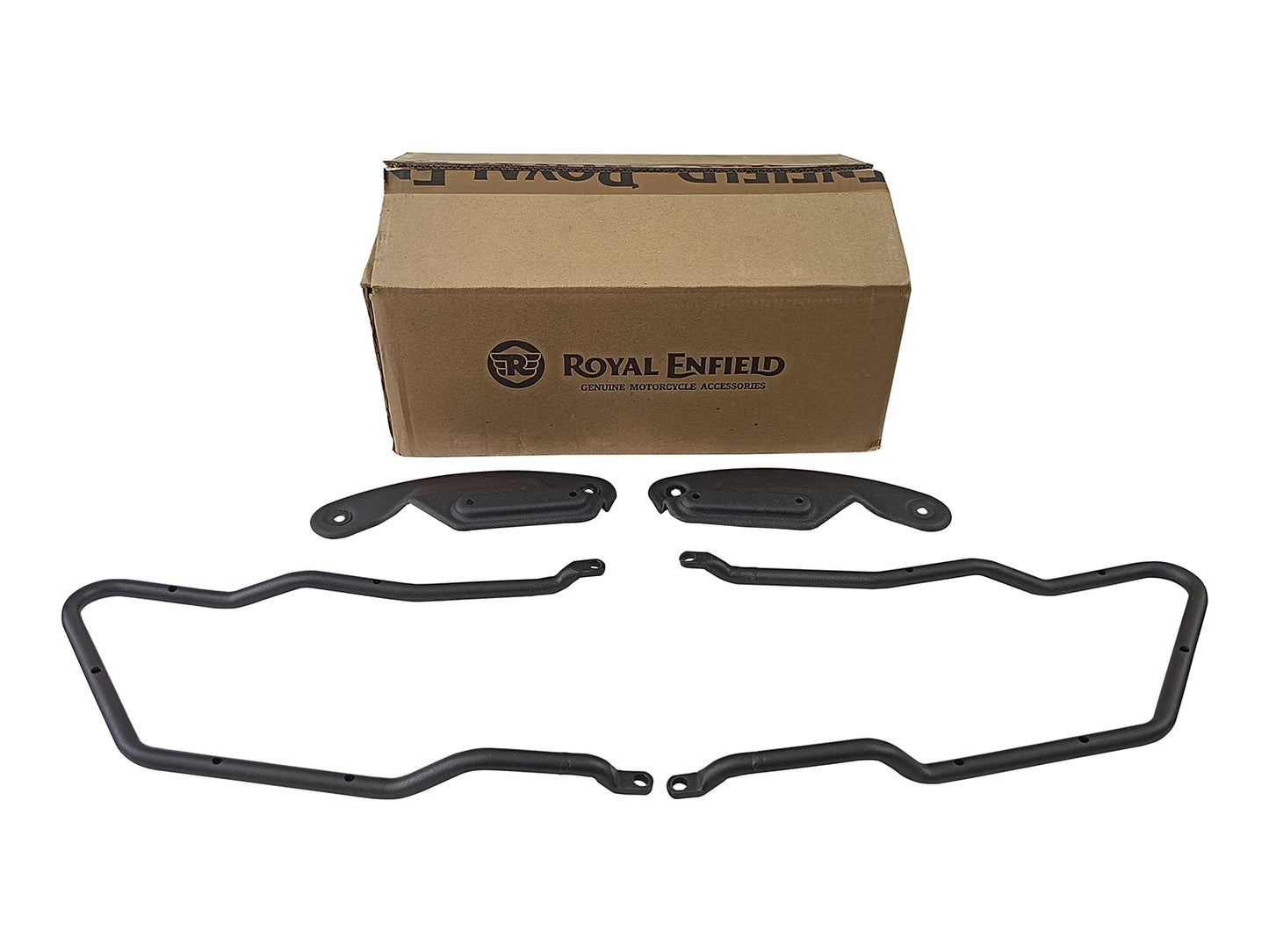 Genuine Royal Enfield Super Meteor 650 Premium Pannier Boxes With Rails Pair