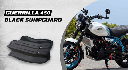 Genuine Royal Enfield Guerrilla 450 Sump guard Sumpguard Black KXA00491