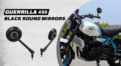 Genuine Royal Enfield Guerrilla 450 Touring Mirror, Black KXA00435
