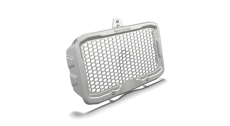 Genuine Royal Enfield Guerrilla 450 Aluminium Radiator Guard, Silver KXA00404