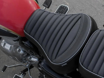 Genuine Royal Enfield Classic Reborn 350 Front Touring Rider Seat, Black KXA00069