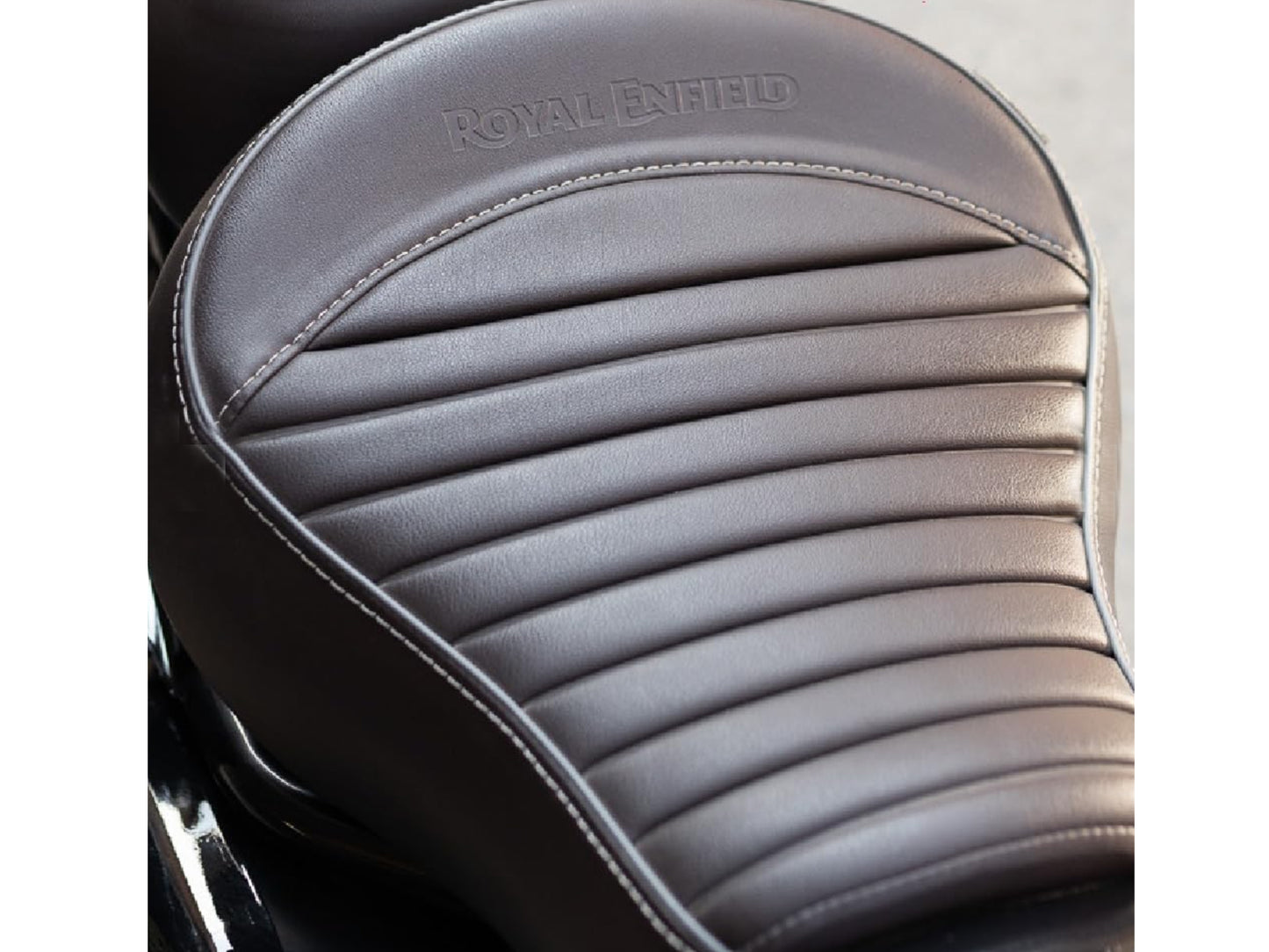 Genuine Royal Enfield Classic Reborn 350 Front Touring Rider Seat, Brown KXA00070