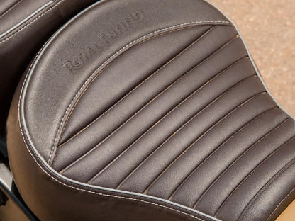 Genuine Royal Enfield Classic Reborn 350 Front Touring Rider Seat, Brown KXA00070