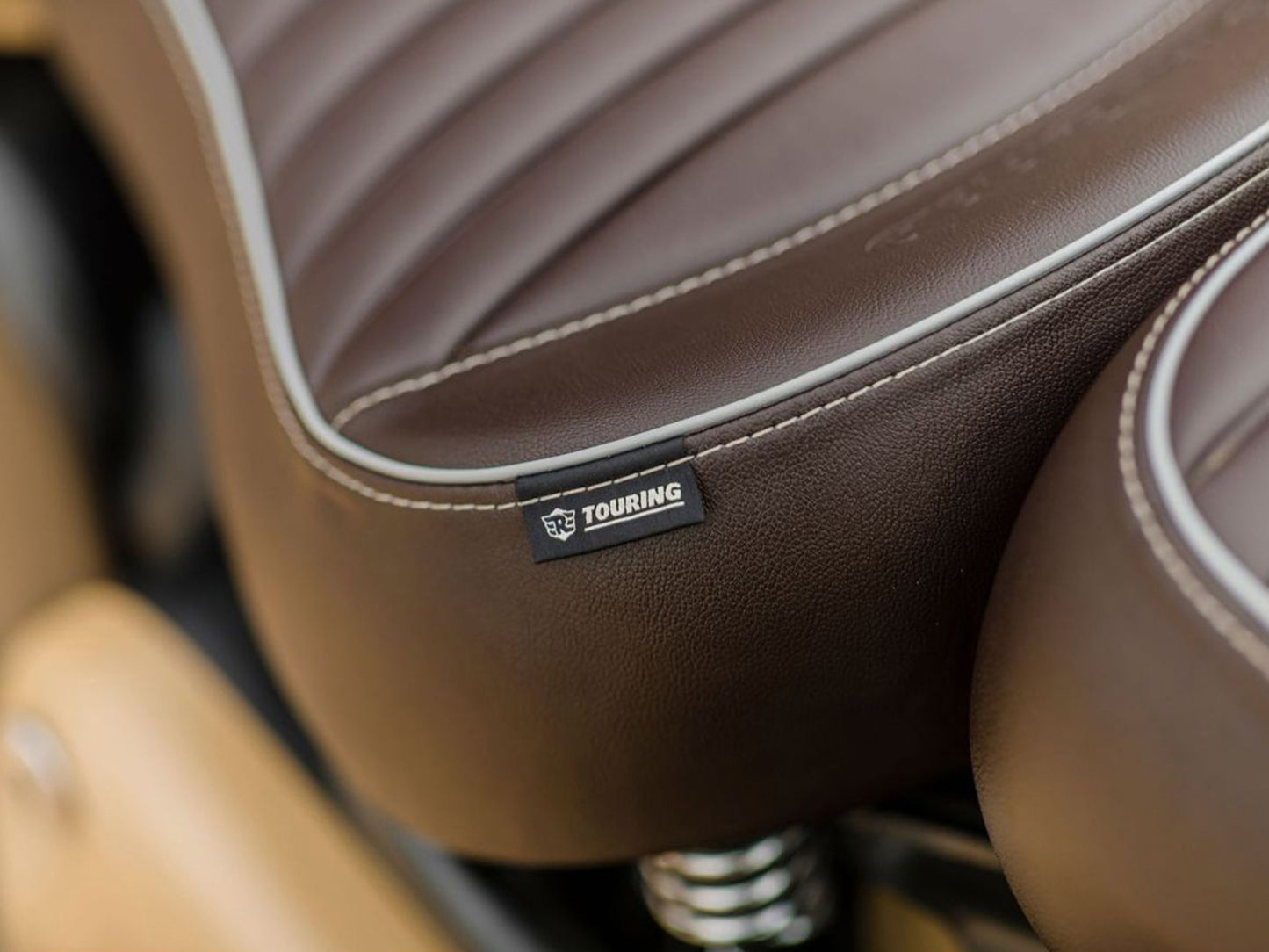 Genuine Royal Enfield Classic Reborn 350 Front & Rear Touring Rider Seat Brown