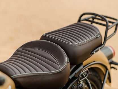 Genuine Royal Enfield Classic Reborn 350 Front & Rear Touring Rider Seat Brown