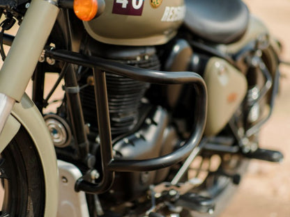 Genuine Royal Enfield Classic Reborn 350 Airfly Evo Engine Guard, Black KXA00003