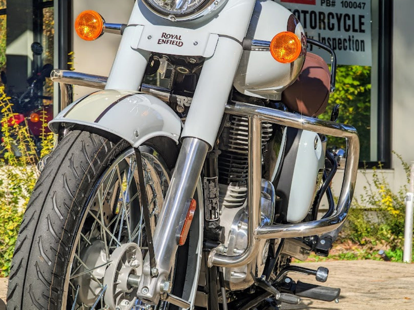 Genuine Royal Enfield Classic Reborn 350 Airfly Evo Engine Guard, Silver KXA00004