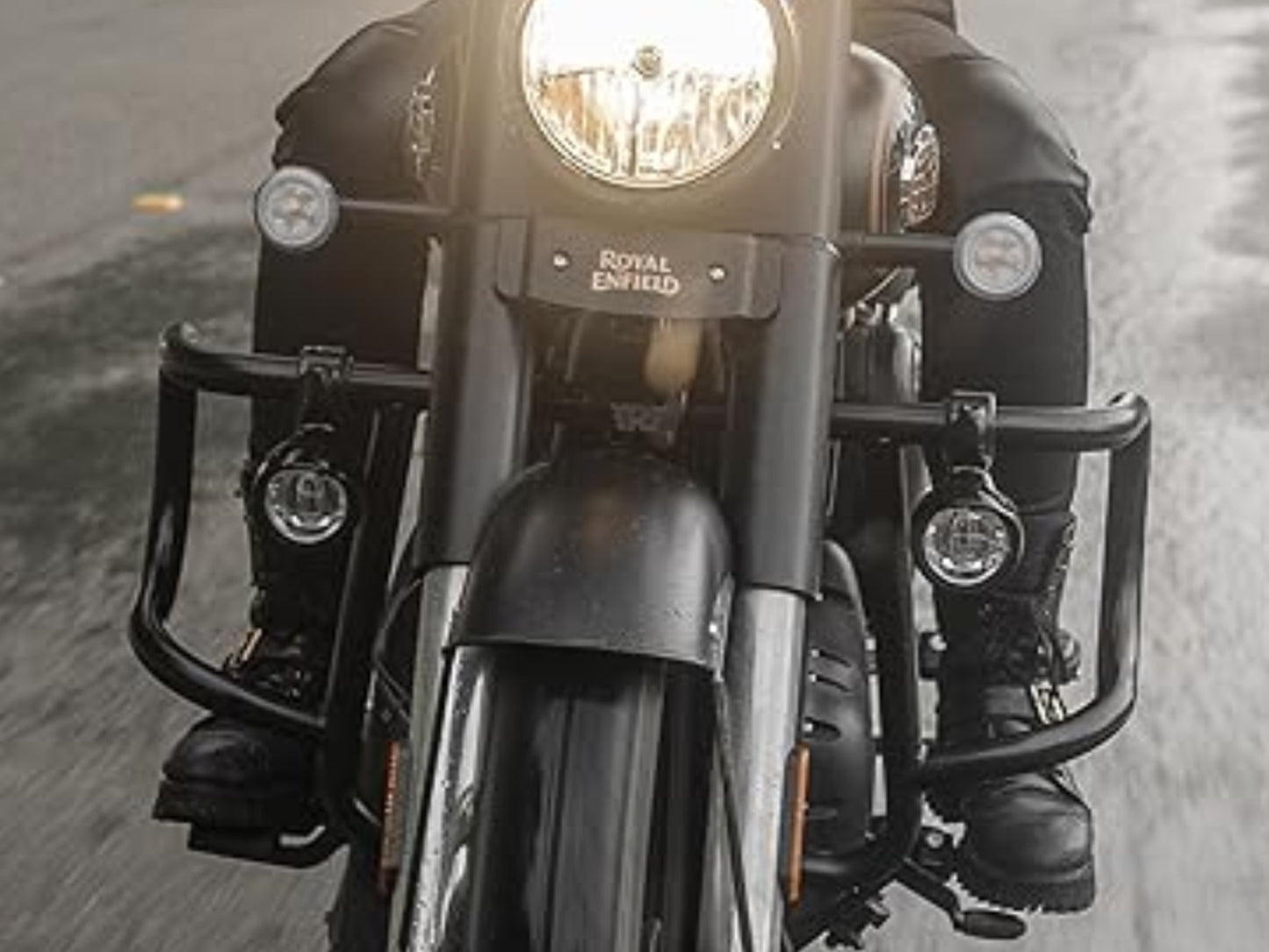 Genuine Royal Enfield Classic Reborn 350 Fog LED Auxiliary Lights Black KXA00075