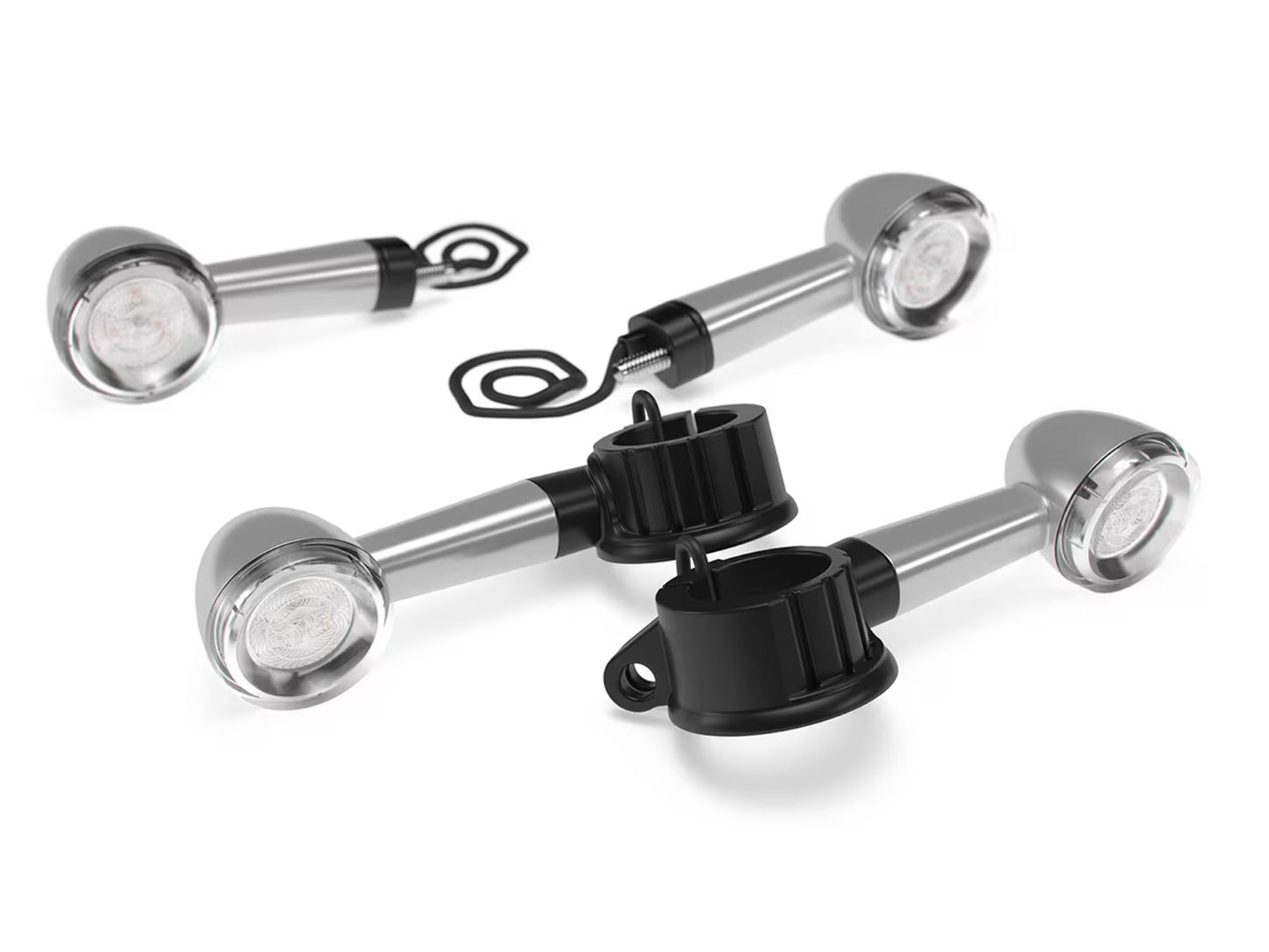 Genuine Royal Enfield Classic Reborn 350 Front & Rear LED Indicator Kit Silver KXA00078