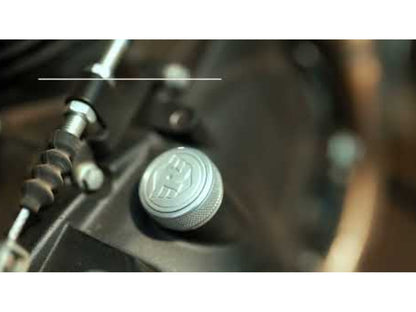 Genuine Royal Enfield Classic Reborn 350 Aluminium Oil Filler Cap, Silver 1990236