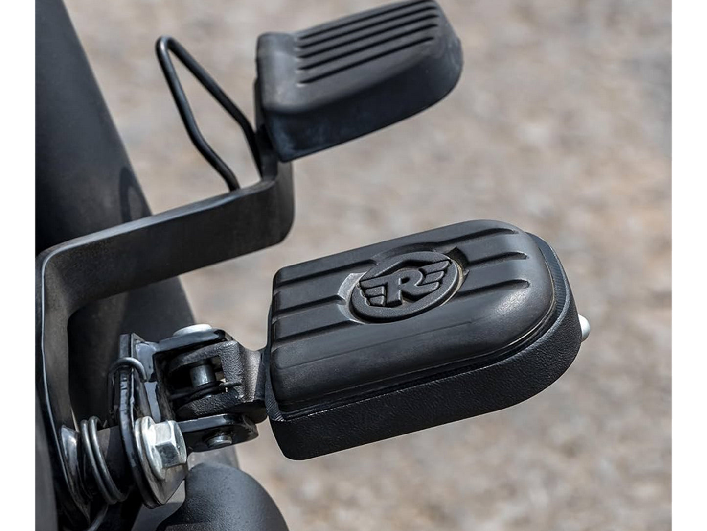 Genuine Royal Enfield Classic Reborn 350 Rider Deluxe Footpegs Black KXA00031
