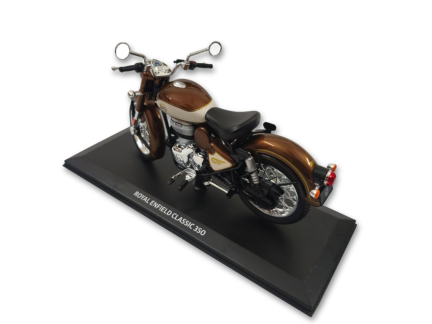 Genuine Royal Enfield Classic Reborn 350 1:12 Scale Model Medallion Bronze