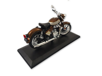 Genuine Royal Enfield Classic Reborn 350 1:12 Scale Model Medallion Bronze