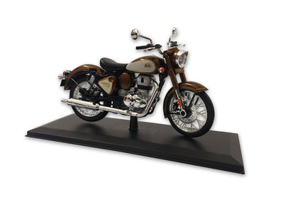 Genuine Royal Enfield Classic Reborn 350 1:12 Scale Model Medallion Bronze