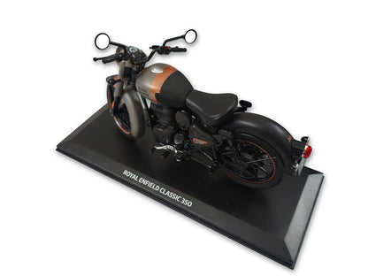 Genuine Royal Enfield Classic Reborn 350 1:12 Scale Model Gun Grey