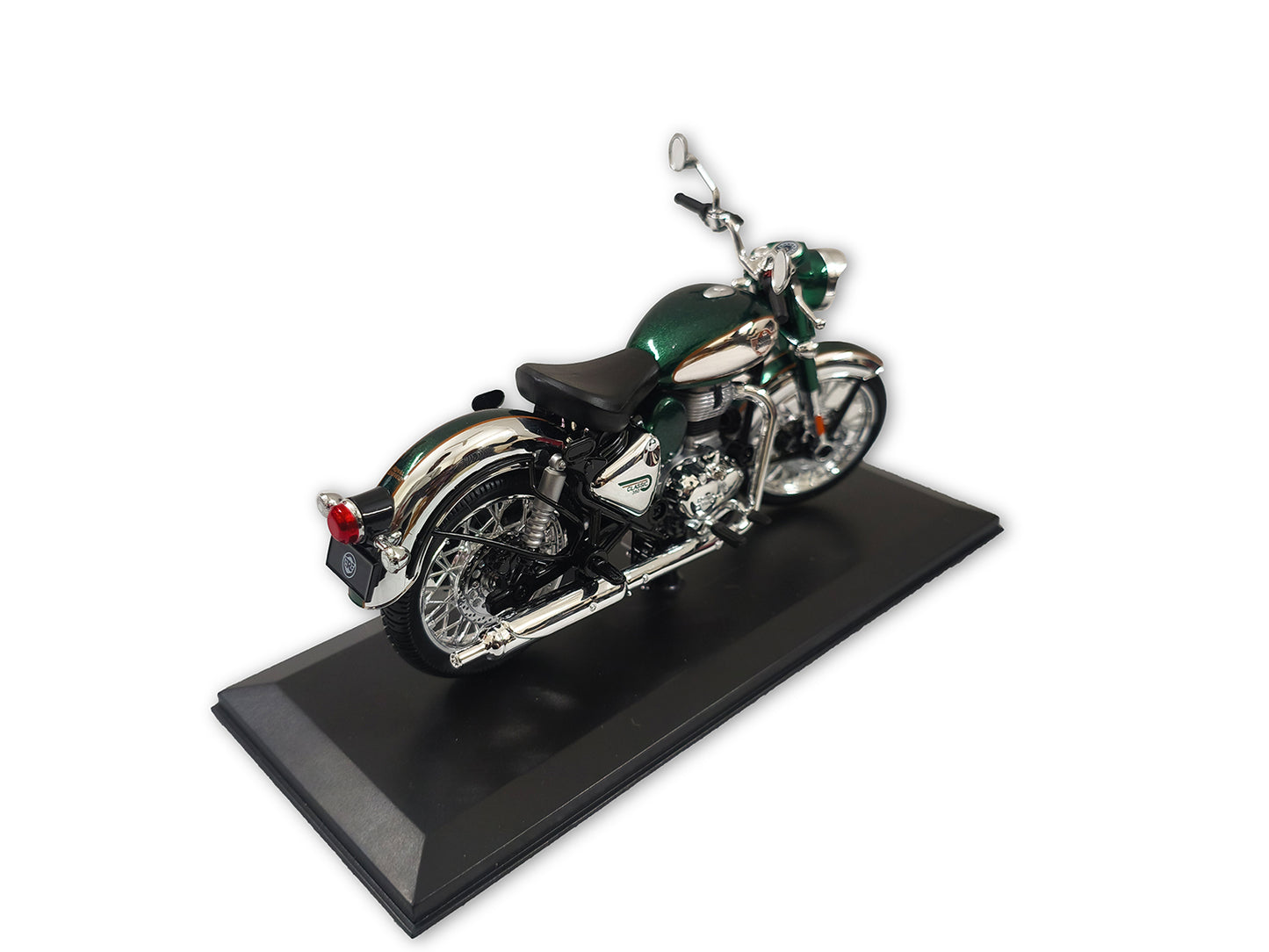 Genuine Royal Enfield Classic Reborn 350 1:12 Scale Model Emerald Green