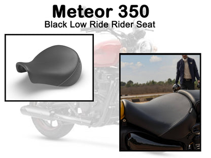 Genuine Royal Enfield Meteor 350 Black Low Ride Rider Seat KXA00065