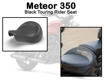 Genuine Royal Enfield Meteor 350 Black Touring Rider Seat KXA00073