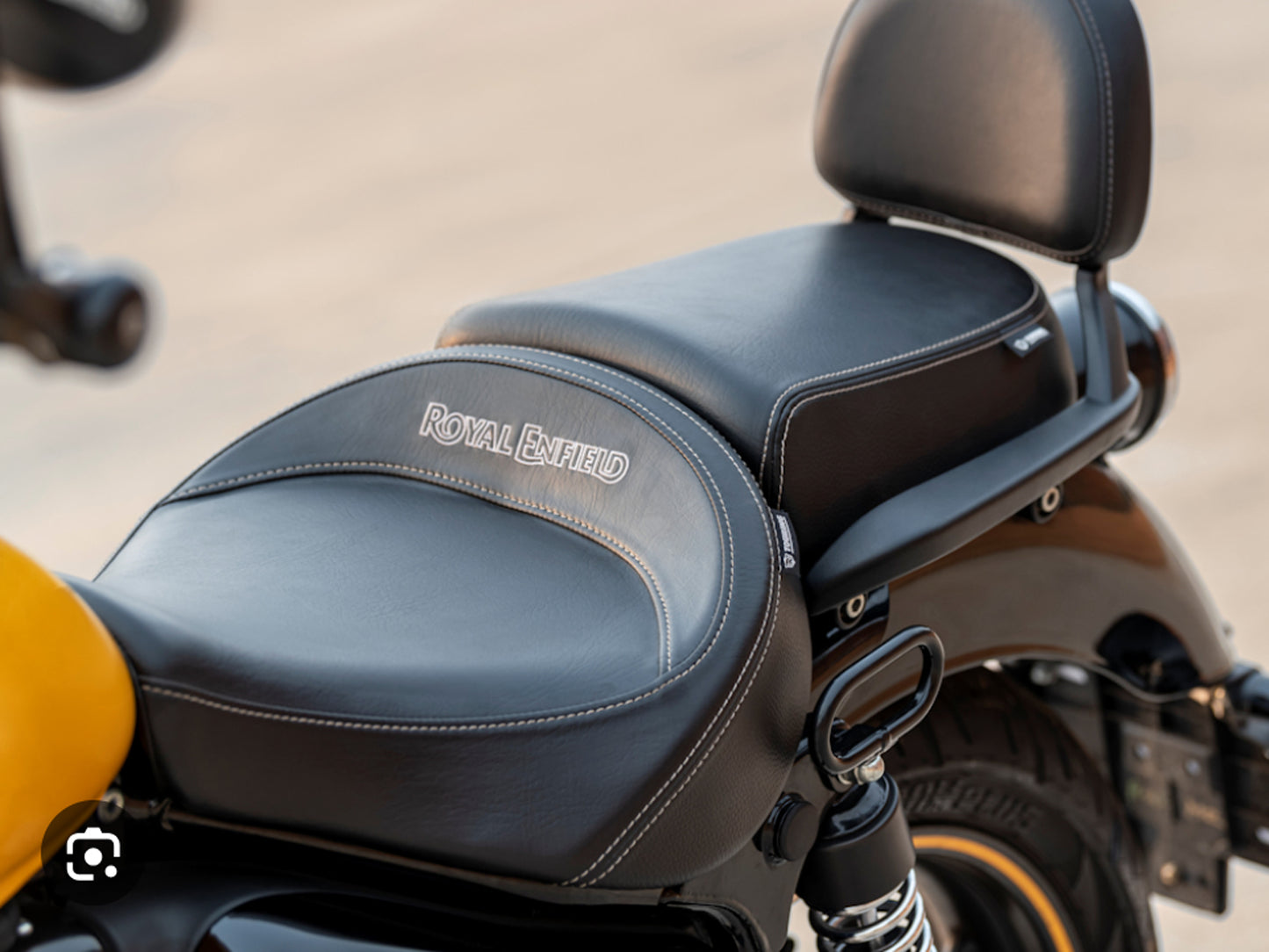 Genuine Royal Enfield Meteor 350 Rider & Pillion Touring Rider Seat Black