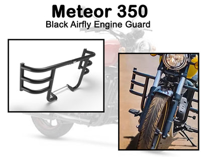 Genuine Royal Enfield Meteor 350 Black Airfly Engine Guard KXA00001