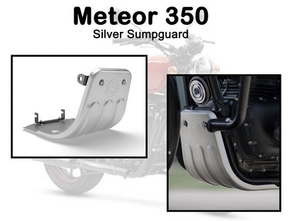 Genuine Royal Enfield Meteor 350 Silver Sumpguard Sump Guard KXA00651