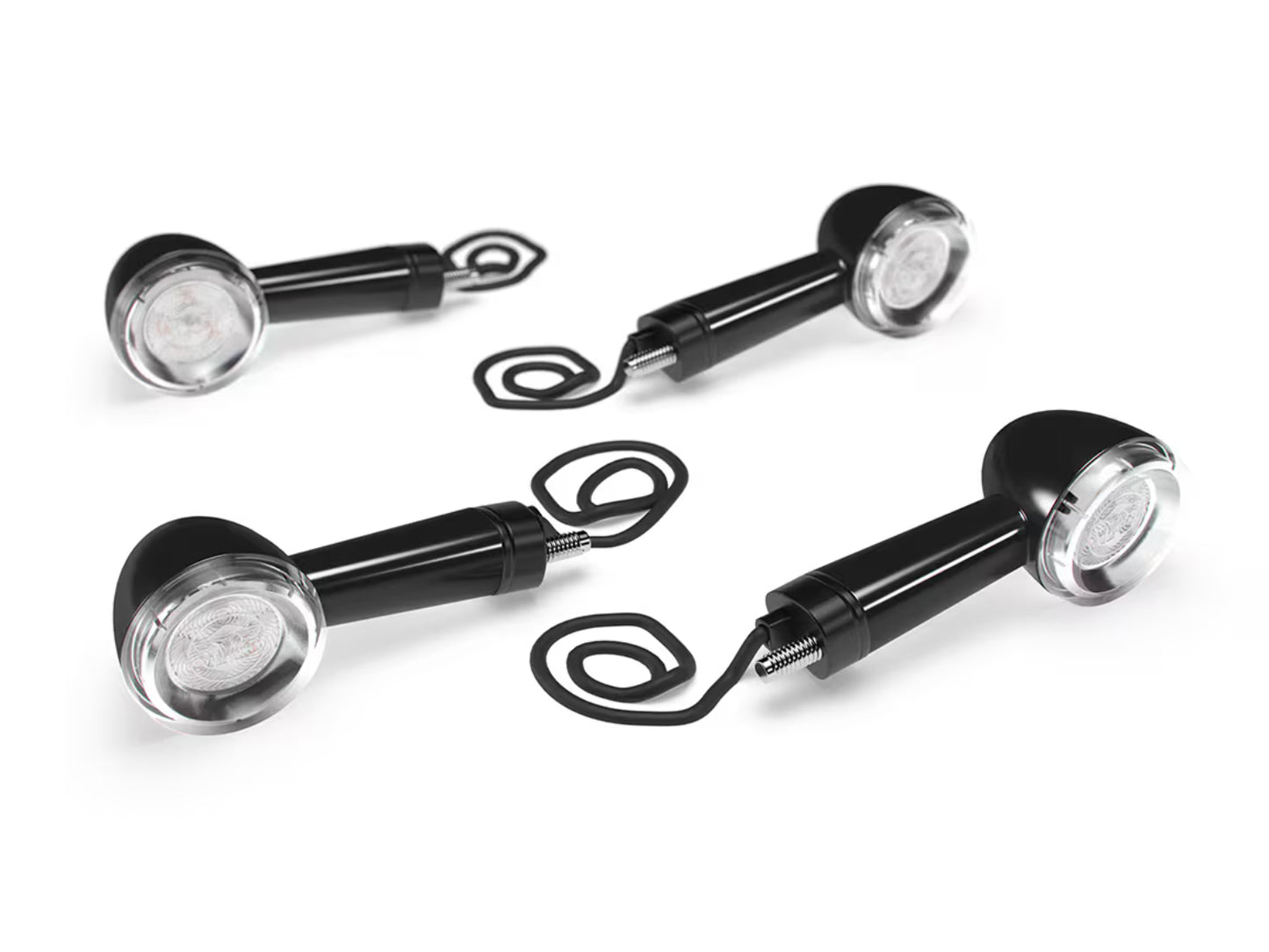 Genuine Royal Enfield Meteor 350 Front & Rear LED Indicator Kit Black KXA00079