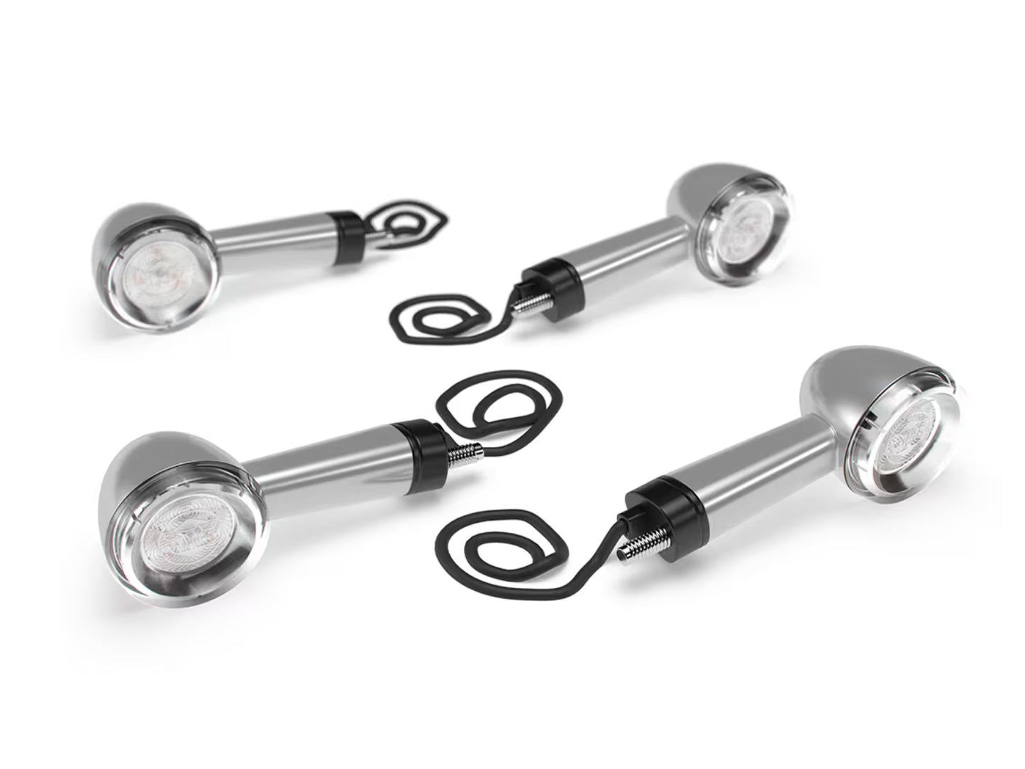 Genuine Royal Enfield Meteor 350 Front & Rear LED Indicator Kit Silver KXA00078