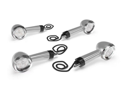 Genuine Royal Enfield Meteor 350 Front & Rear LED Indicator Kit Silver KXA00078