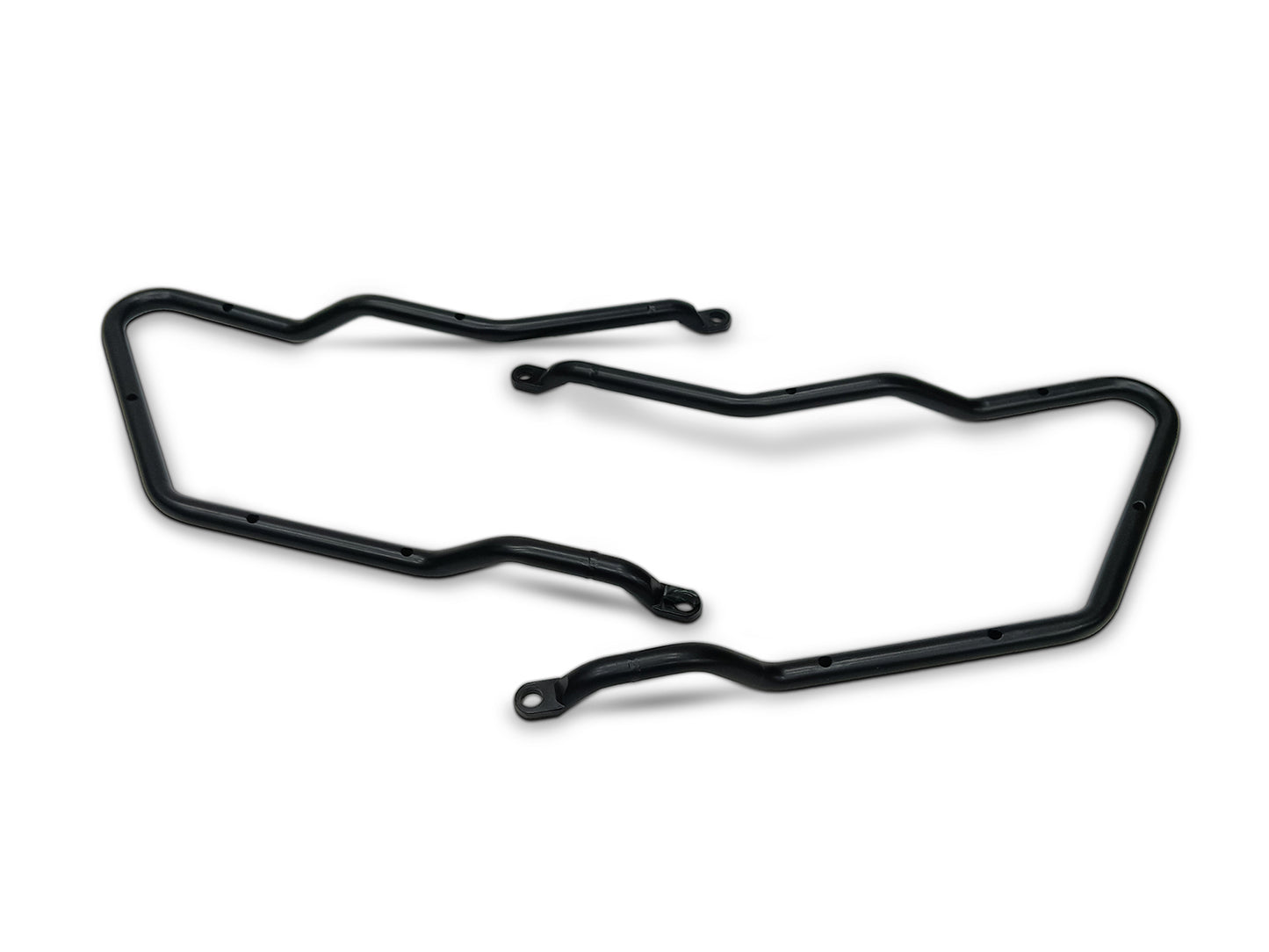 Genuine Royal Enfield Meteor 350 Long Haul Pannier Rails & Pannier Boxes Black