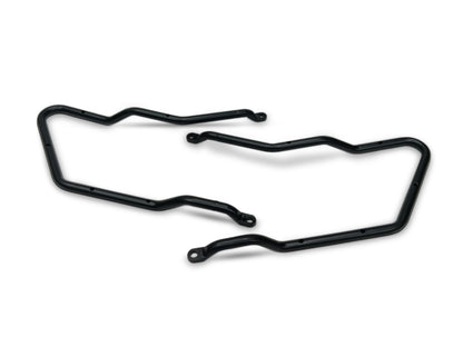 Genuine Royal Enfield Meteor 350 Long Haul Pannier Rails & Pannier Boxes Black