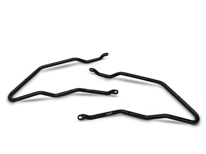 Genuine Royal Enfield Meteor 350 Long Haul Pannier Rails & Pannier Boxes Black