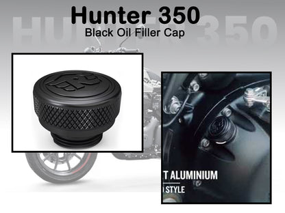 Genuine Royal Enfield Hunter 350 Oil Filler Cap Black 1990218
