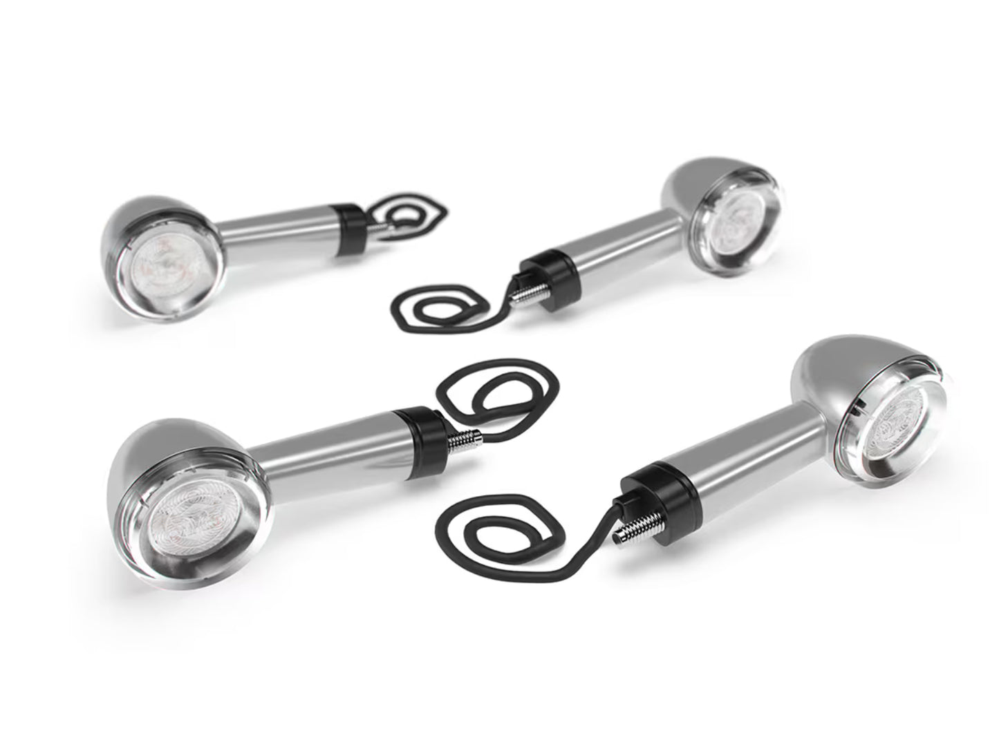 Genuine Royal Enfield Hunter 350 Front & Rear LED Indicator Kit Silver KXA00095