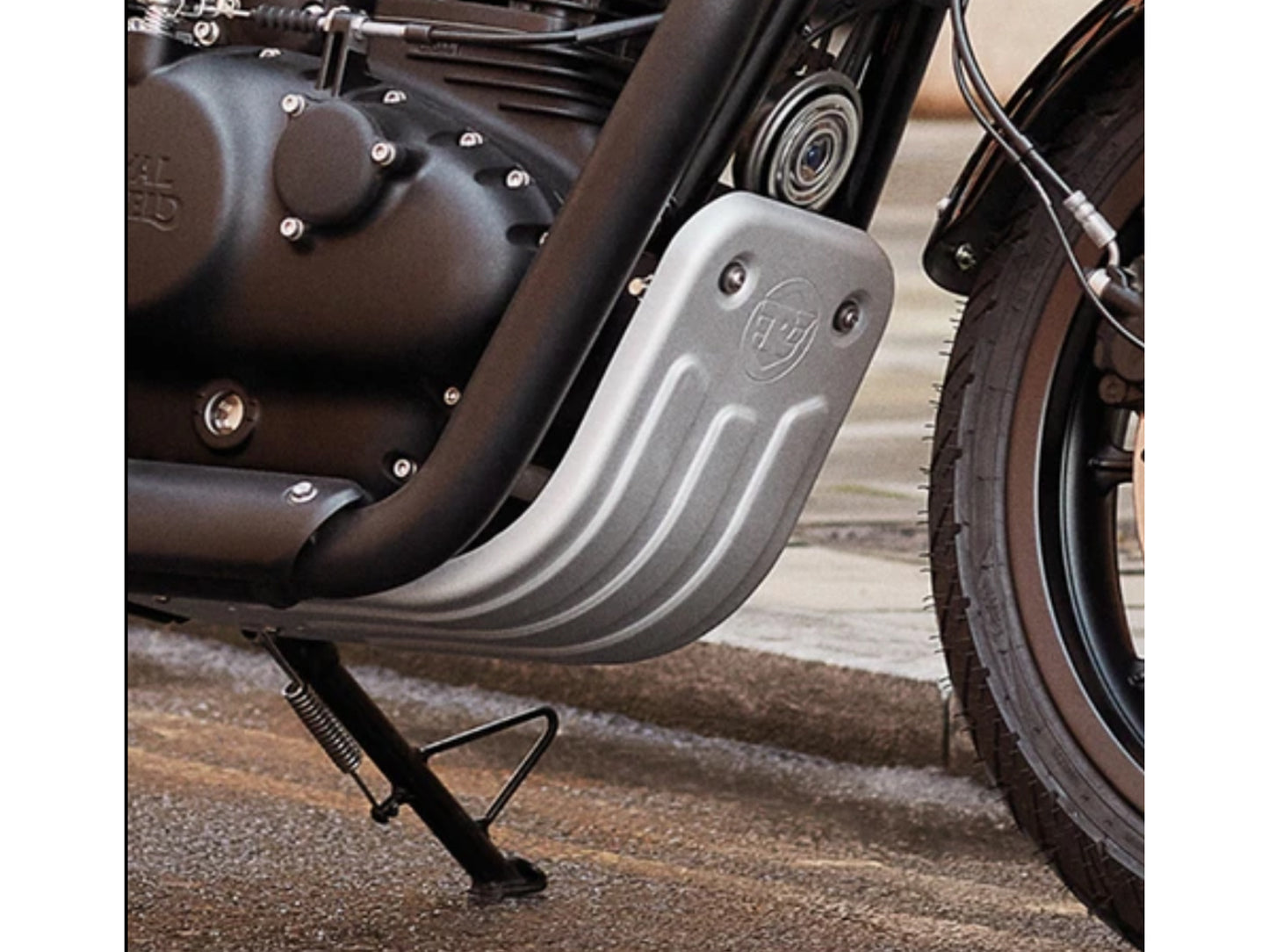 Genuine Royal Enfield Hunter 350 Silver Sumpguard Sump Guard KXA00127