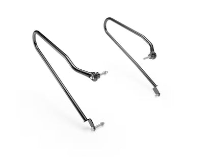 Genuine Royal Enfield Hunter 350 Modern Soft Pannier Bags And Mounting Rails Black